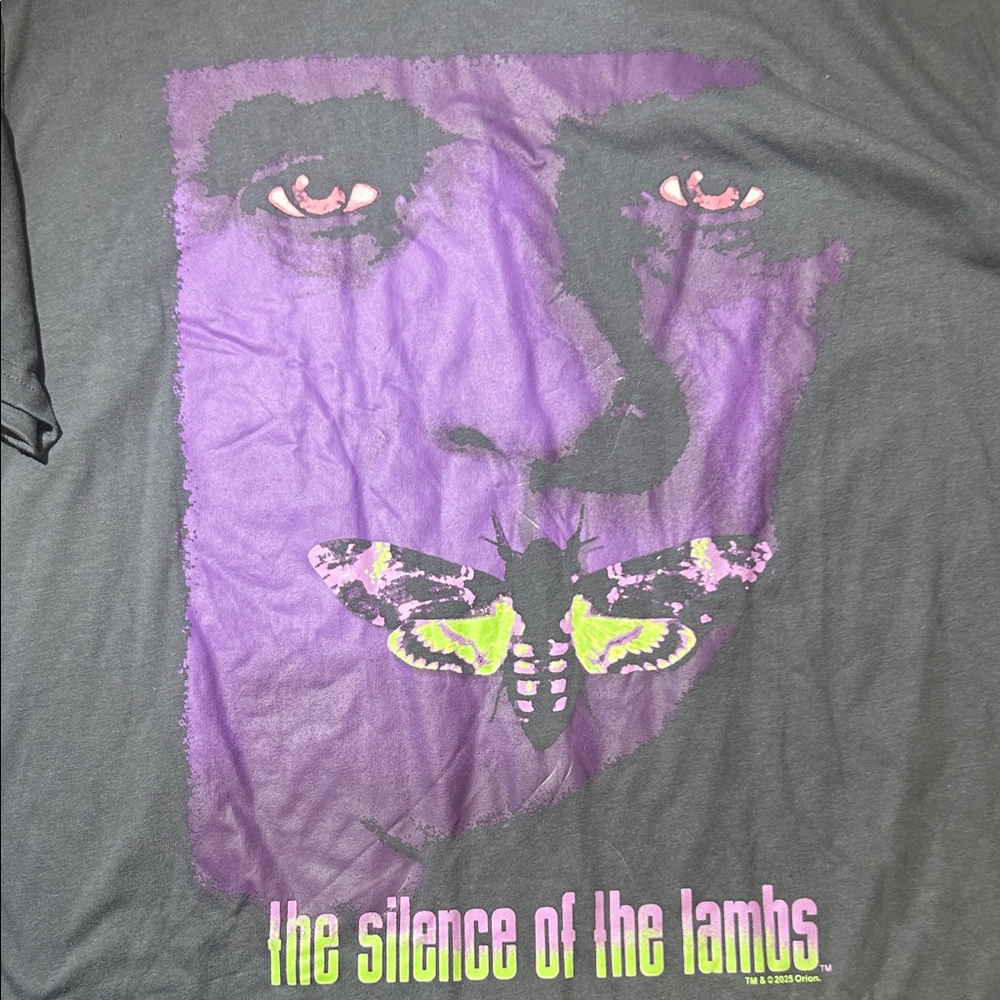 Silence of the Lambs Grey Graphic T-Shirt - Picture 3 of 3